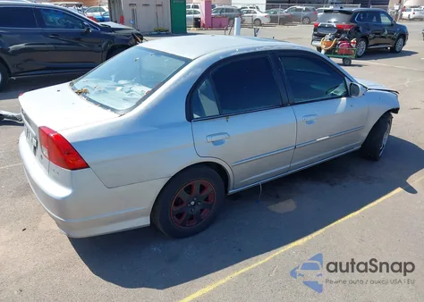 2004 Honda Civic Ex из США, поврежденный, VIN JHMES26794S000992